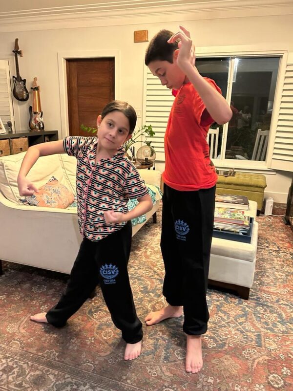 Unisex Black Sweatpants - No Pockets - Image 2